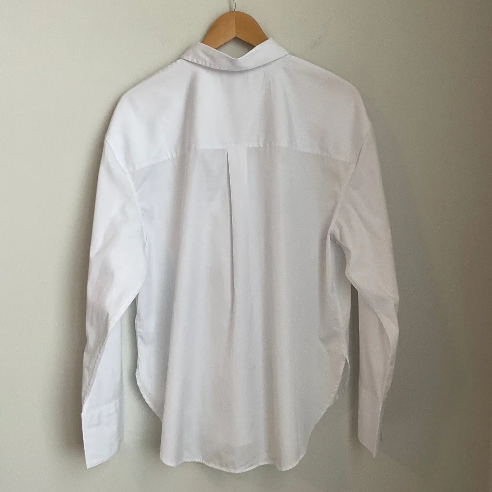 NWT Madewell White Relaxed Button-Up Shirt SZ Various - Picture 6 of 16